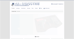Desktop Screenshot of ma-industrie.de
