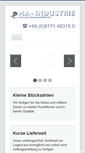 Mobile Screenshot of ma-industrie.de